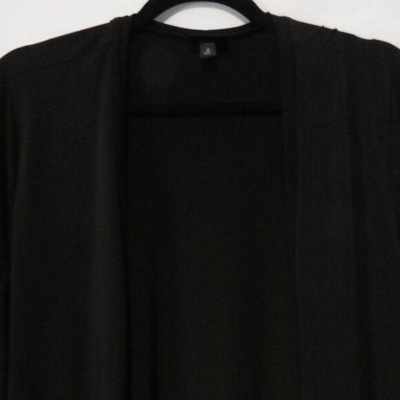 TORRID | size 2 | Black Full Length Long Sleeve Lightweight Open Front Cardigan - Picture 4 of 14